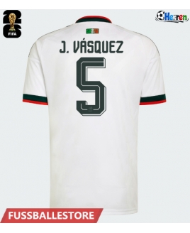 Günstige Mexiko Johan Vasquez #5 Auswärtstrikot WM 2026 Kurzarm